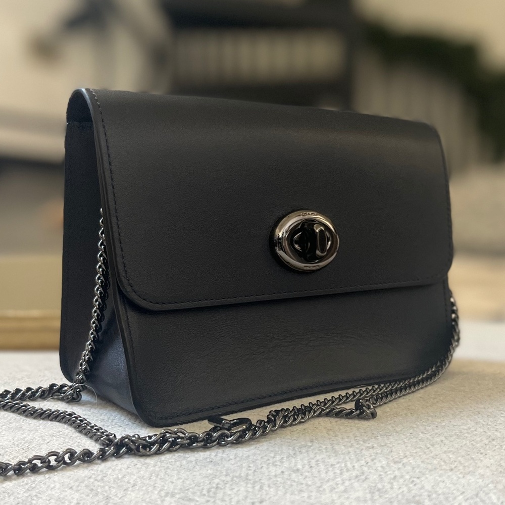 Coach Crossbody with Chain-Link Shoulder Strap